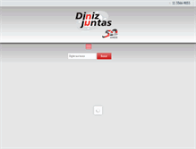Tablet Screenshot of dinizjuntas.com.br
